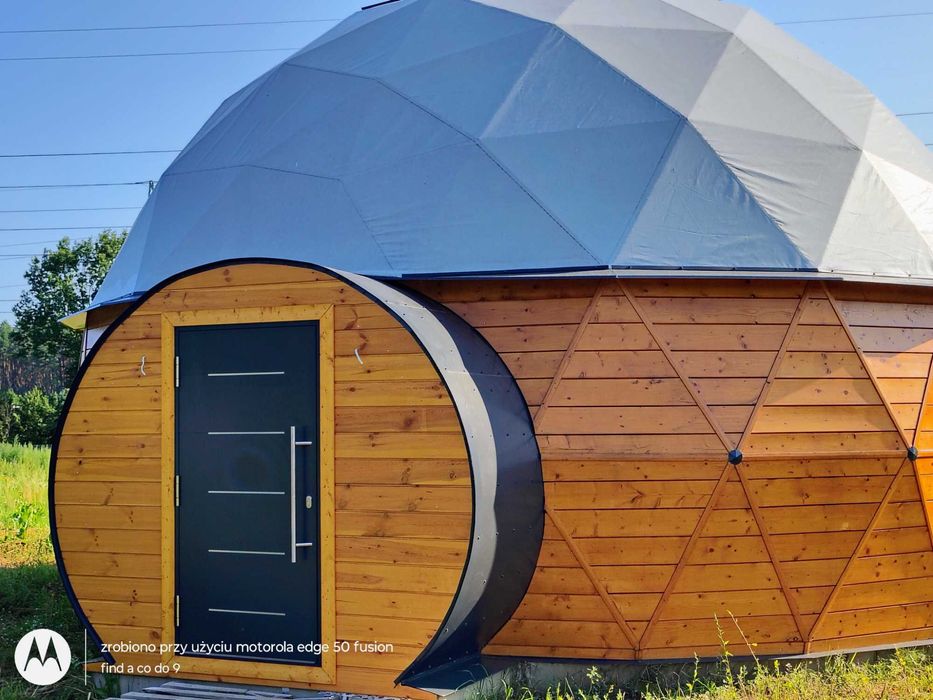 Kopuła całoroczna, glamping, domek letniskowy sala warsztatowa