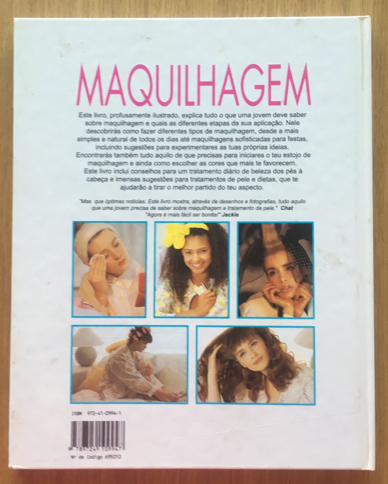 Livro "Guia Juvenil Maquilhagem"