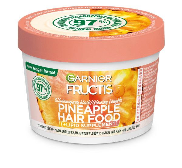 Garnier Fructis  maska do włosów długich i matowych 400ml