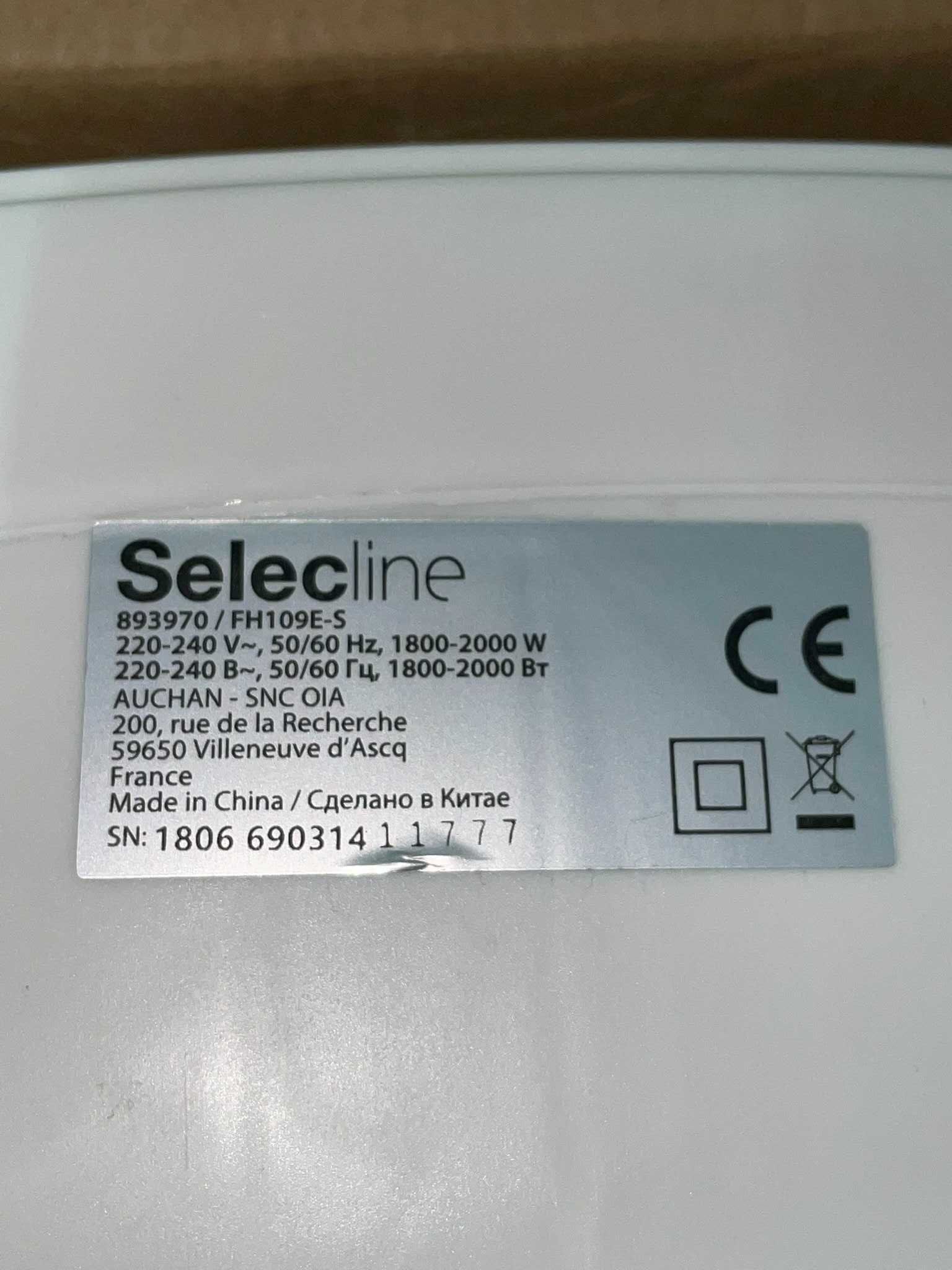 Aquecedor/Termoventilador em ótimo estado. Selectline 2000 watts