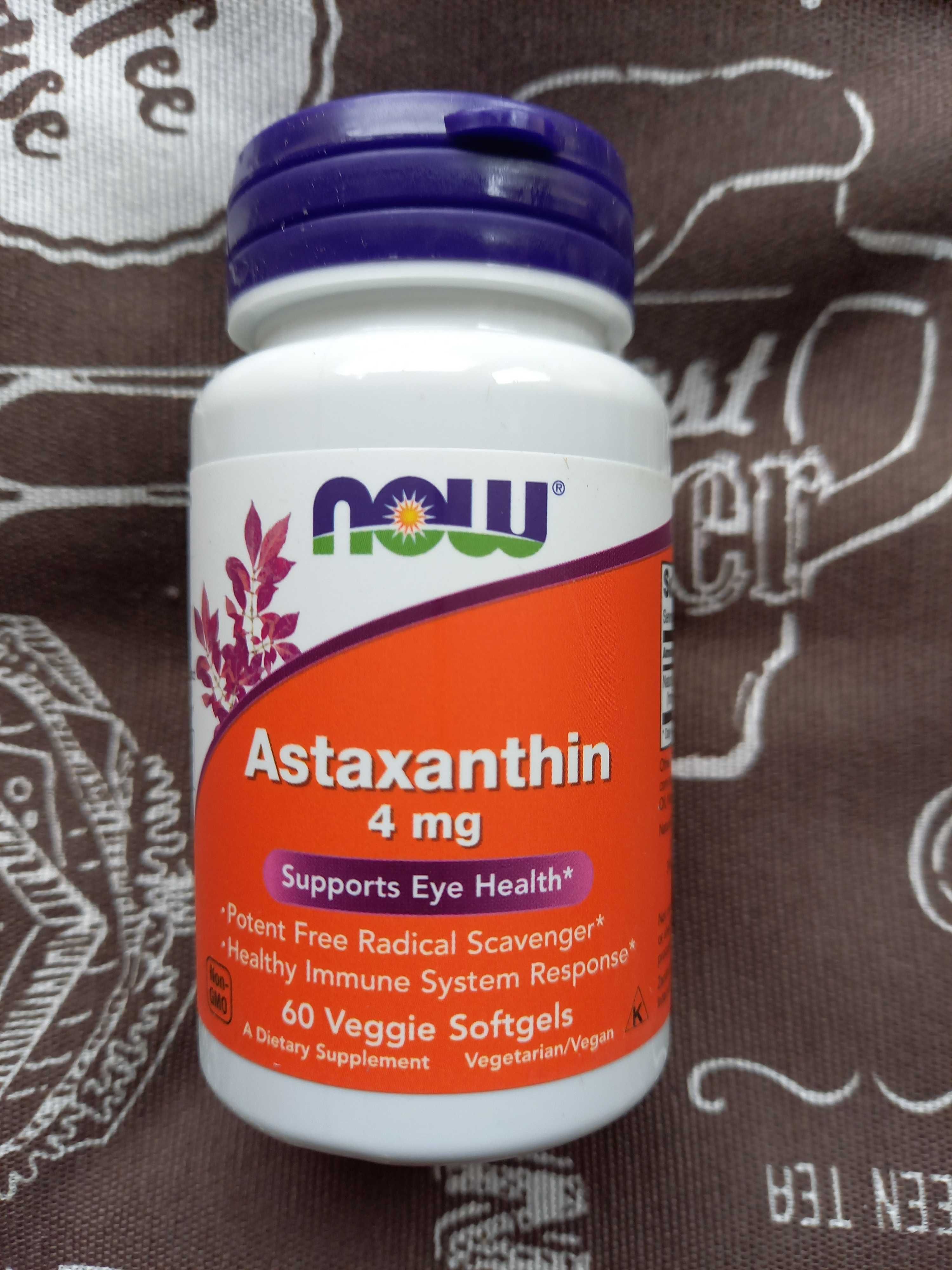 Now Foods Astaxanthin астаксантин антиоксидант life extension 4 10 мг