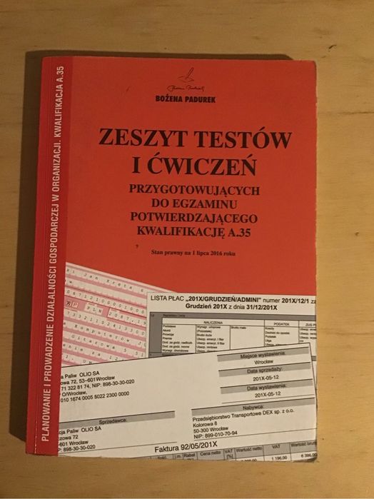 Książki od ekonomii, kwalifikacje A.35 i A.36, wyd. Bożena Padurek