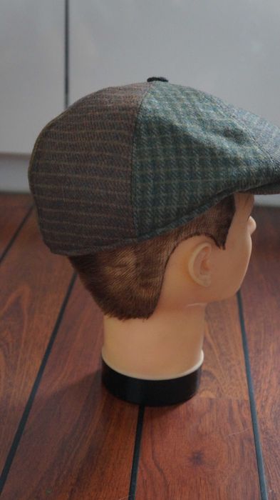 Kaszkiet Newsboy Rozmiar 57- 57 cm Krata Wielobarwna