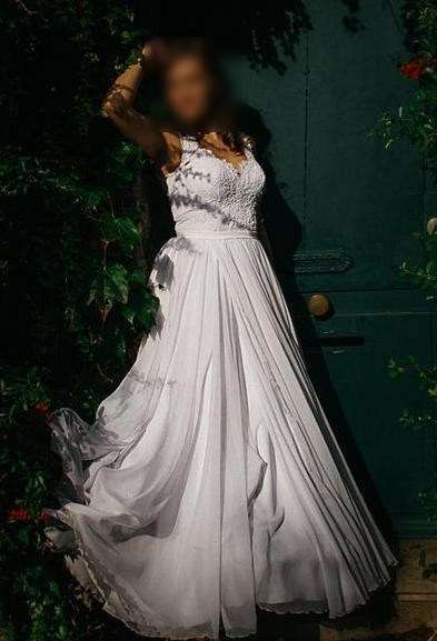 Wspaniała suknia ślubna biała z kolekcji Igar IG1714