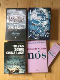 4 Livros diversos 5€ cada, 15€ se forem os 4