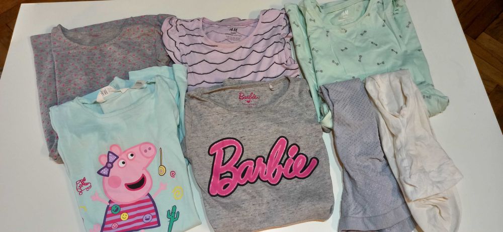 Zestaw pakiet ubrań sukienek h&m kraina lodu,Pepa,barbie