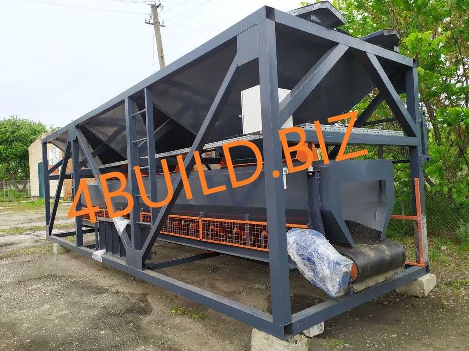 Бункера дозаторы, Бетонный узел, ленточный конвейер