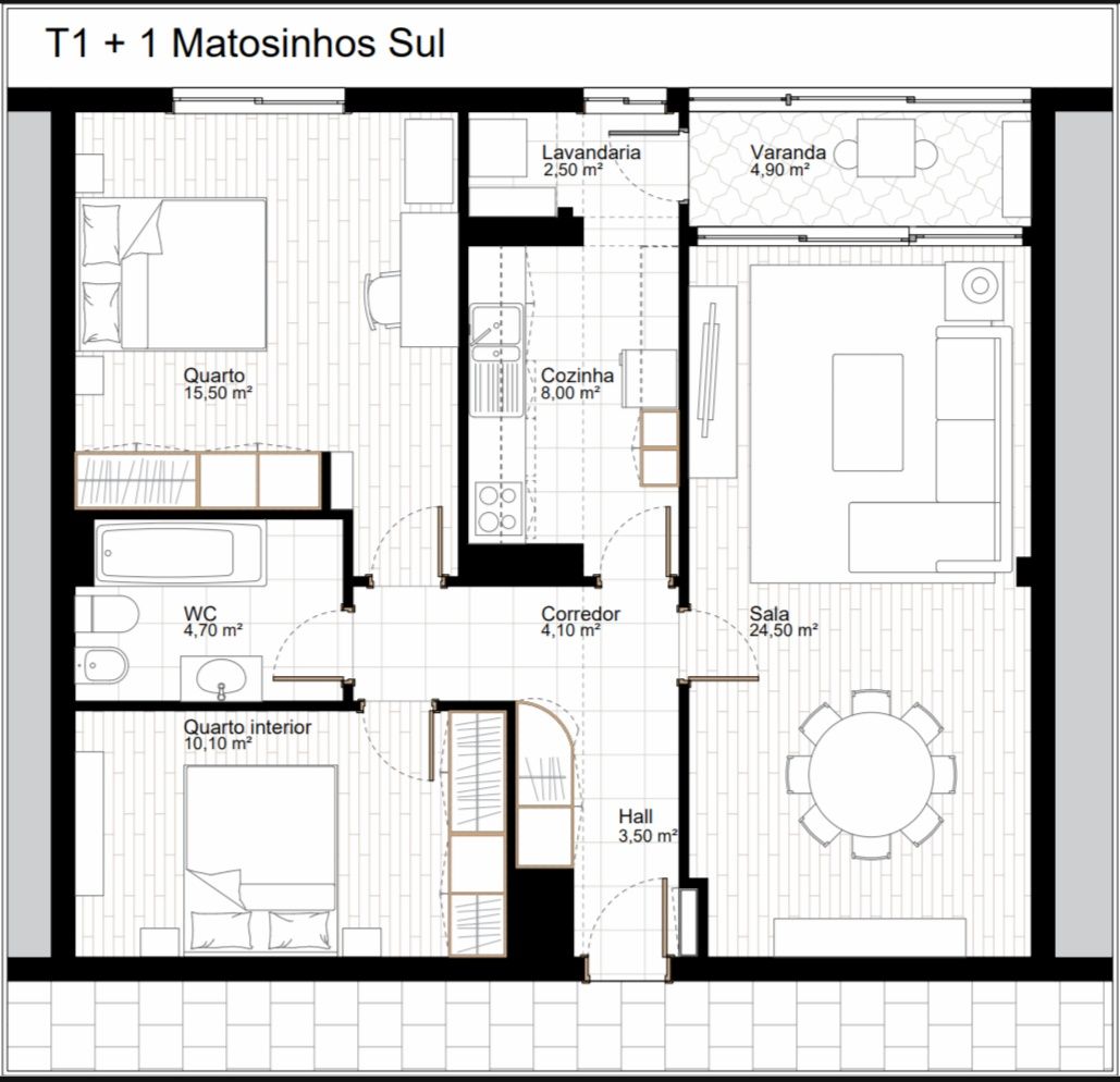 T1+1 Matosinhos Sul