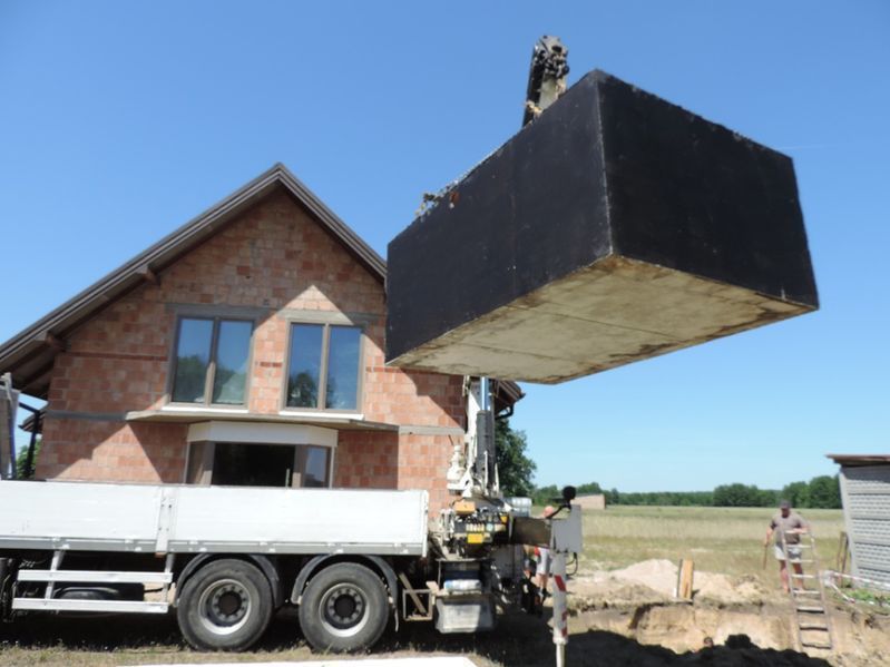 Zbiornik na szambo 10m3 JĘDRZEJÓW szamba betonowe na Deszczówkę Atest