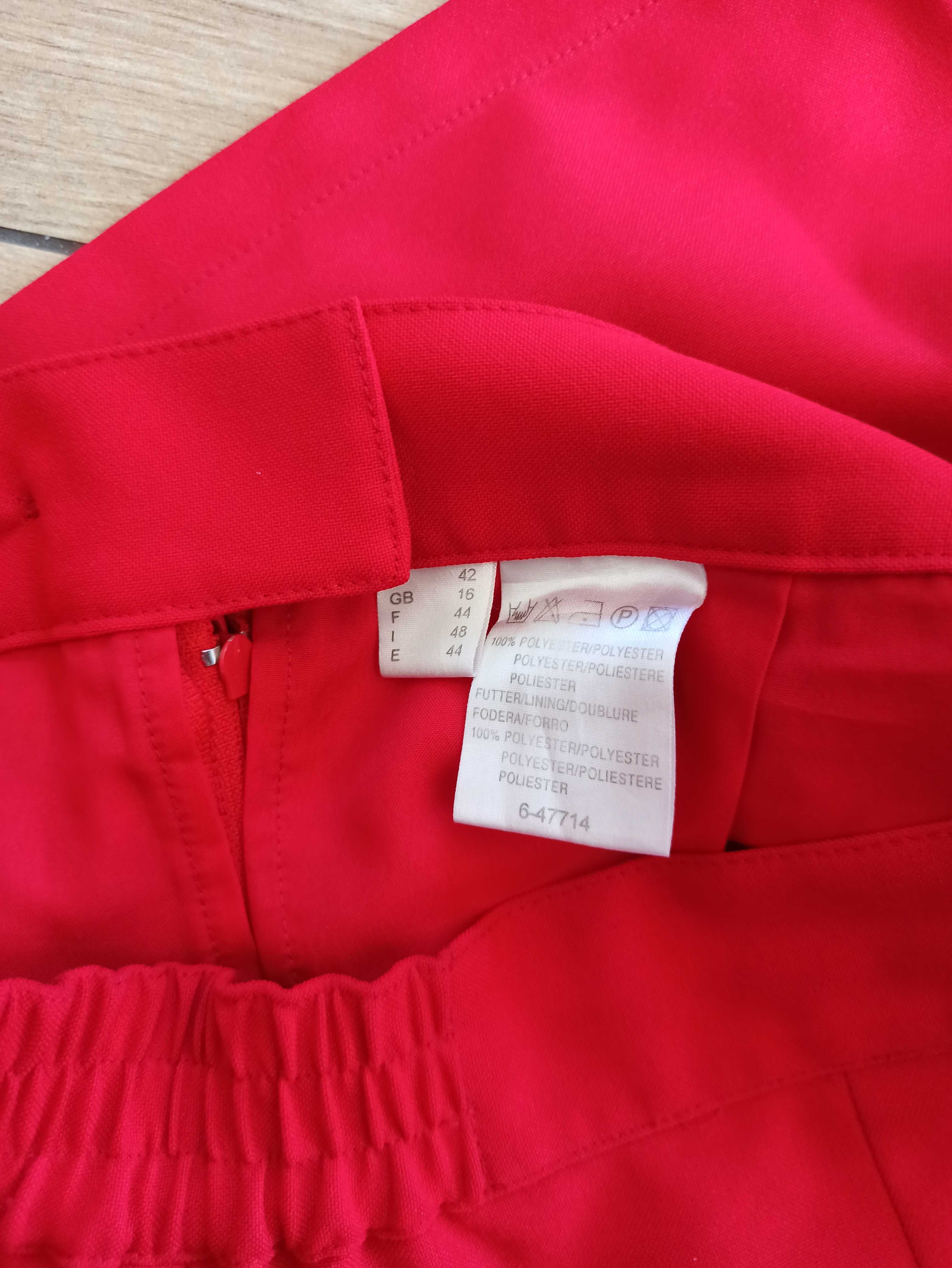 Spódnica damska czerwona elegancka