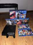 Play station 4 slim 1TB + 12 gier