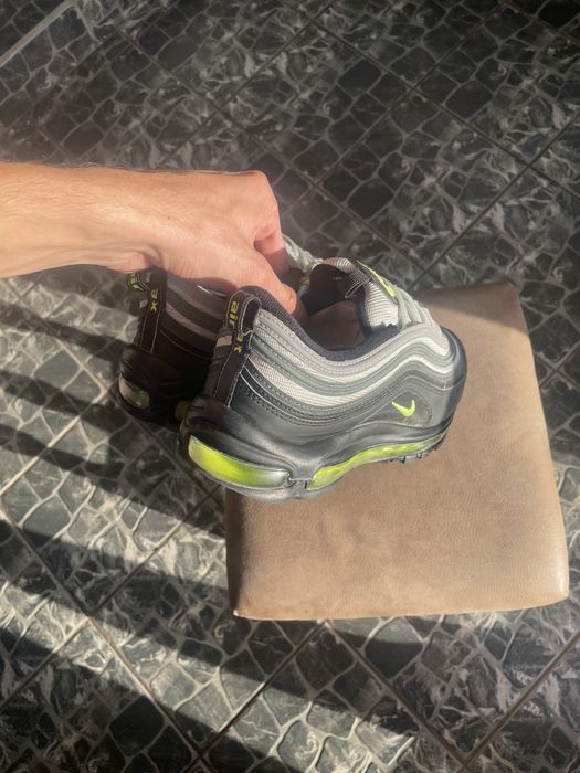 Кросівки Nike Air Max 97 Black Grey Volt |Кроси Найк Аир Макс ОРИГІНАЛ