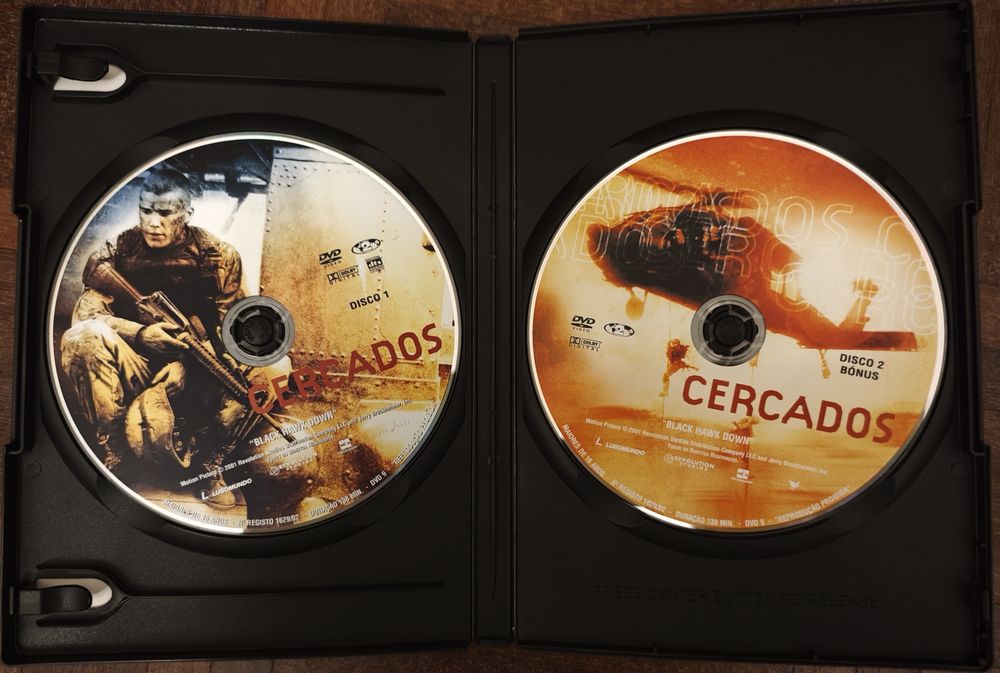 Lote 5 DVD’s Originais – Aventura e Drama