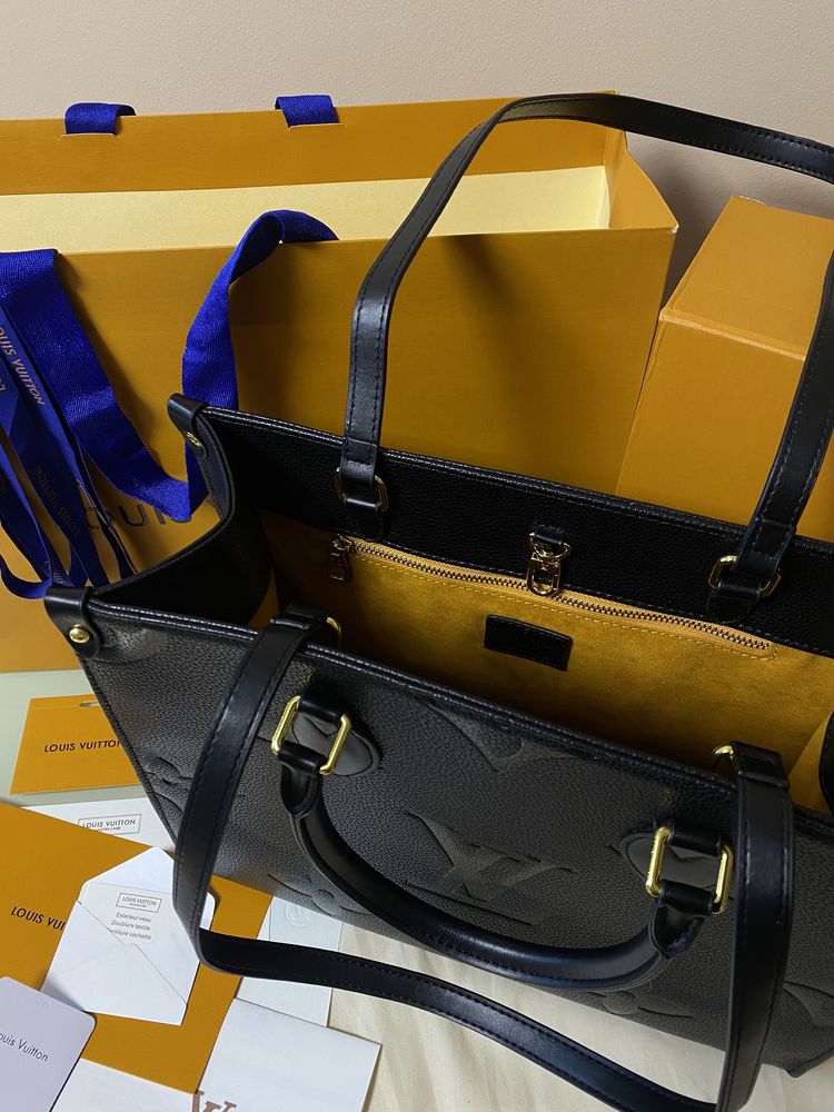 Louis Vuitton On The Go MM Black