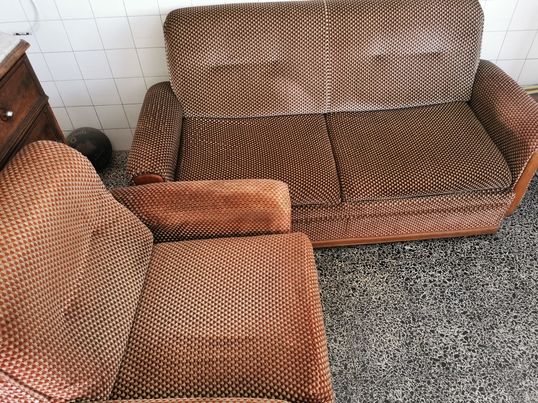 Sofá Cama 2 Lugares + Sofá Individual