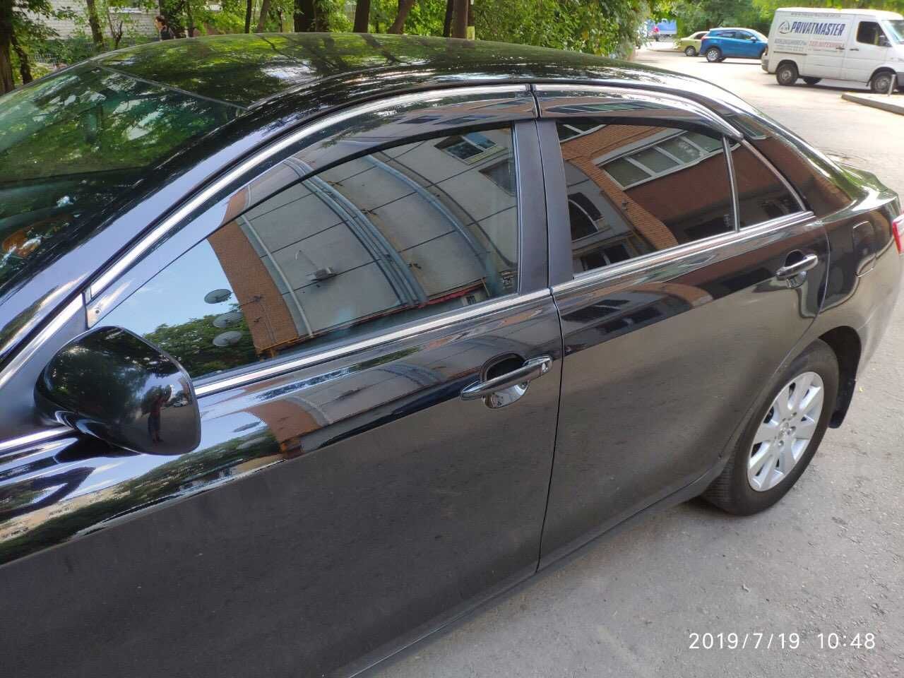 Ветровики с хром кантом Range Rover, Toyota, Nissan и другие авто