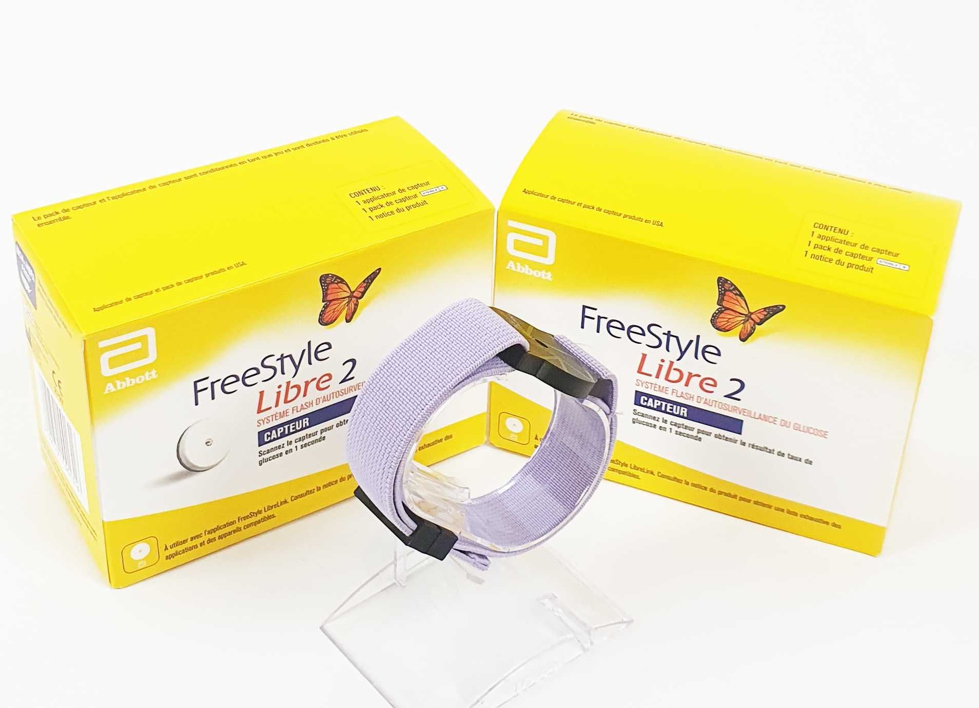 Opaska ochronna na sensor FreeStyle Libre 2 - Wrzosowa -WYSYŁKA24H