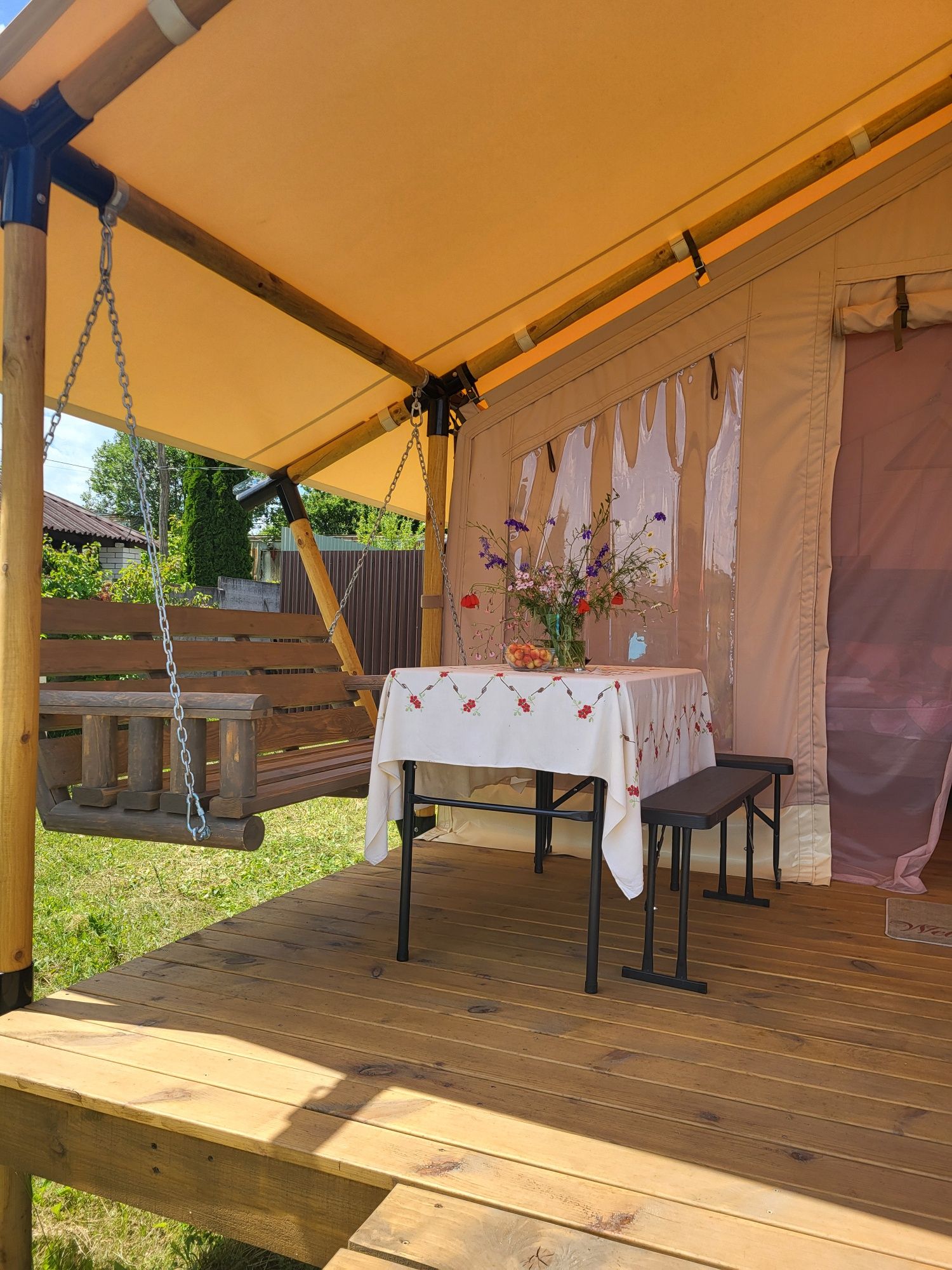 Відпочинок у 2-4 місному глемпінгу (#glamping) на Дністрі