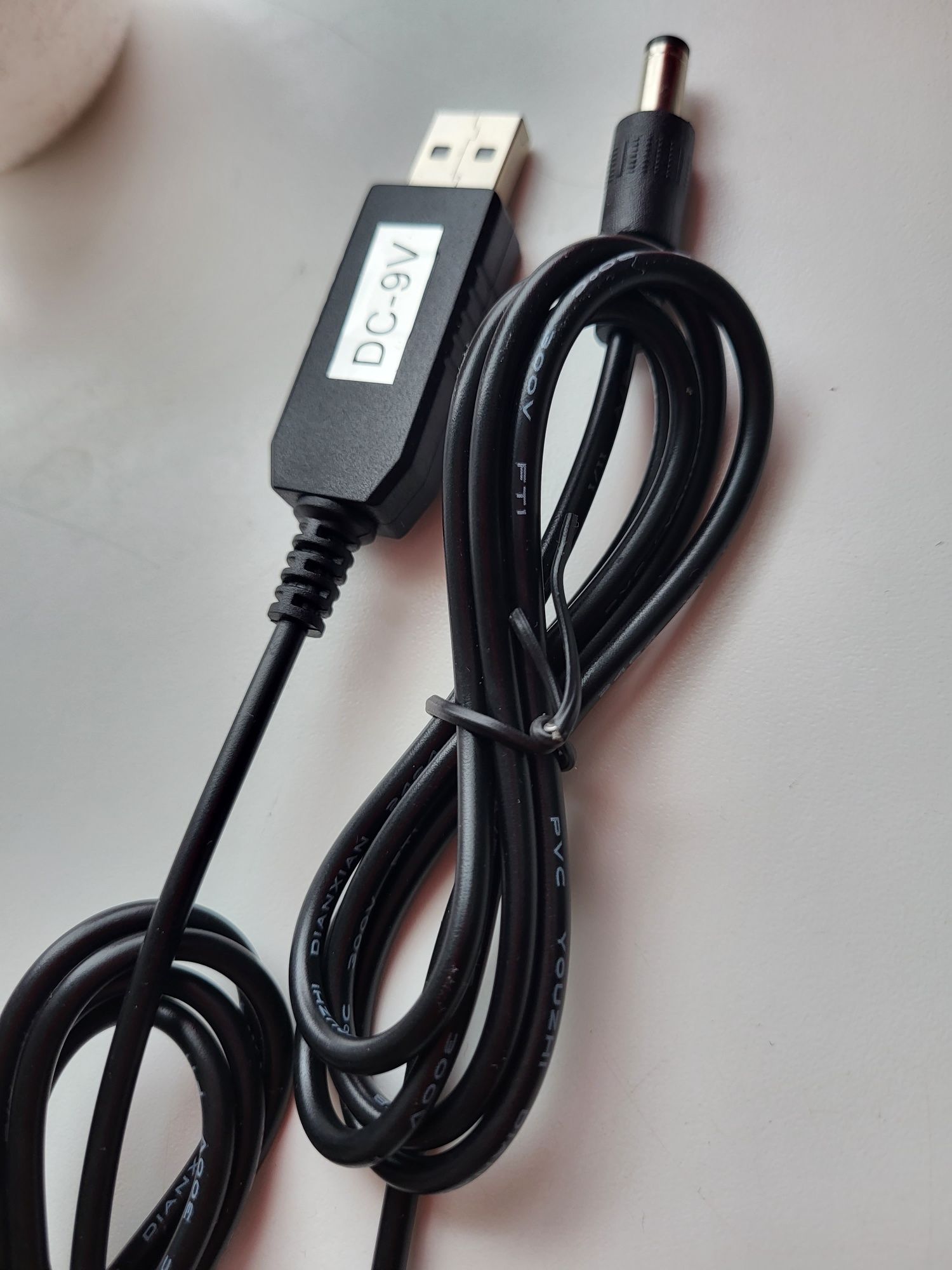 Usb DC кабель преобразователь для роутера с 5v на 9v