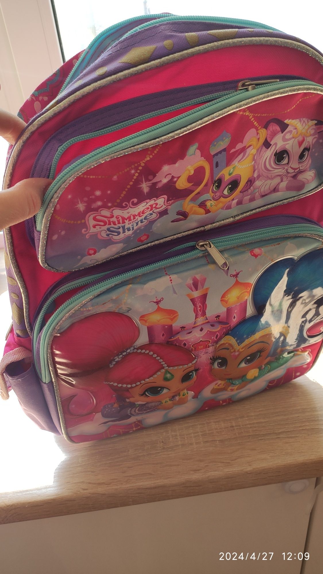 Рюкзак, портфель, сумка nickelodeon для дівчаток. Майже новий.