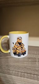 Kubek ceramiczny z motywem z bajki Minionki 300 ml nowy