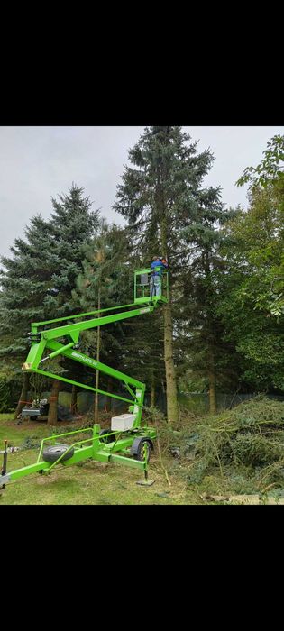 Zwyżka Podnośnik Koszowy na Przyczepie 12.5m oraz 22m WYNAJEM USŁUGI