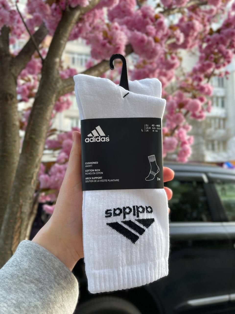 Оригінальні Шкарпетки Adidas CUSH CRW 3PP | Носки Адідас оригінал