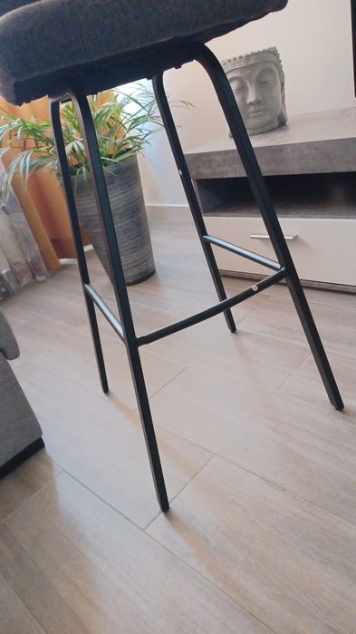 Pack cadeiras altas Paul cinzentas