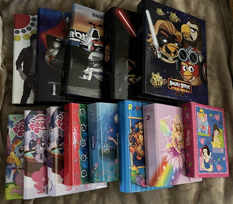 Zestaw segregatorów i karteczek