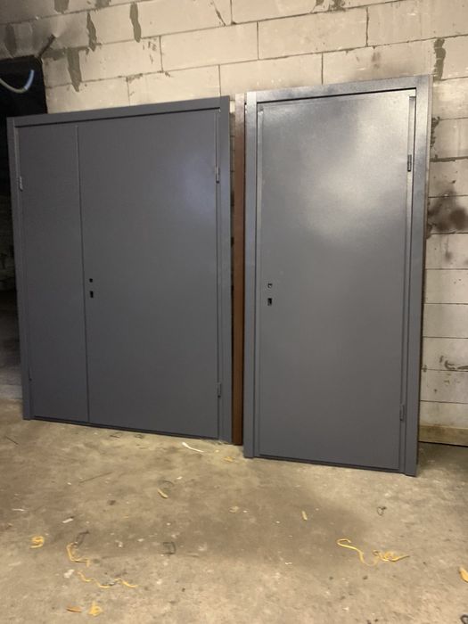 Металеві технічні двері від виробника в підїзд на склад в котельню