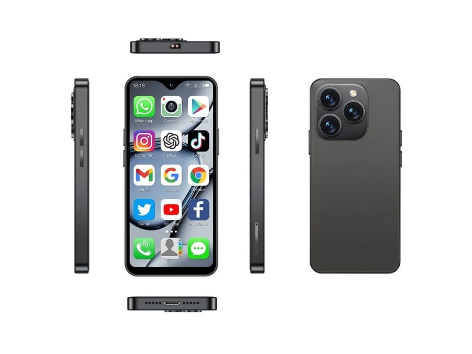 Mini Telemóvel - Preto