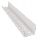 Półka pod prysznic 60 cm ANDEX Technic 345/60/B stal nierdzewna biała