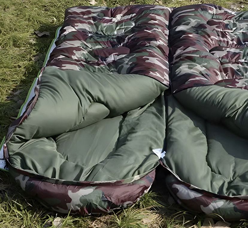 Śpiwór wojskowy turystyczny 210x75 cm ciepły