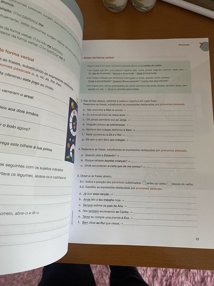 Cadernos de atividades