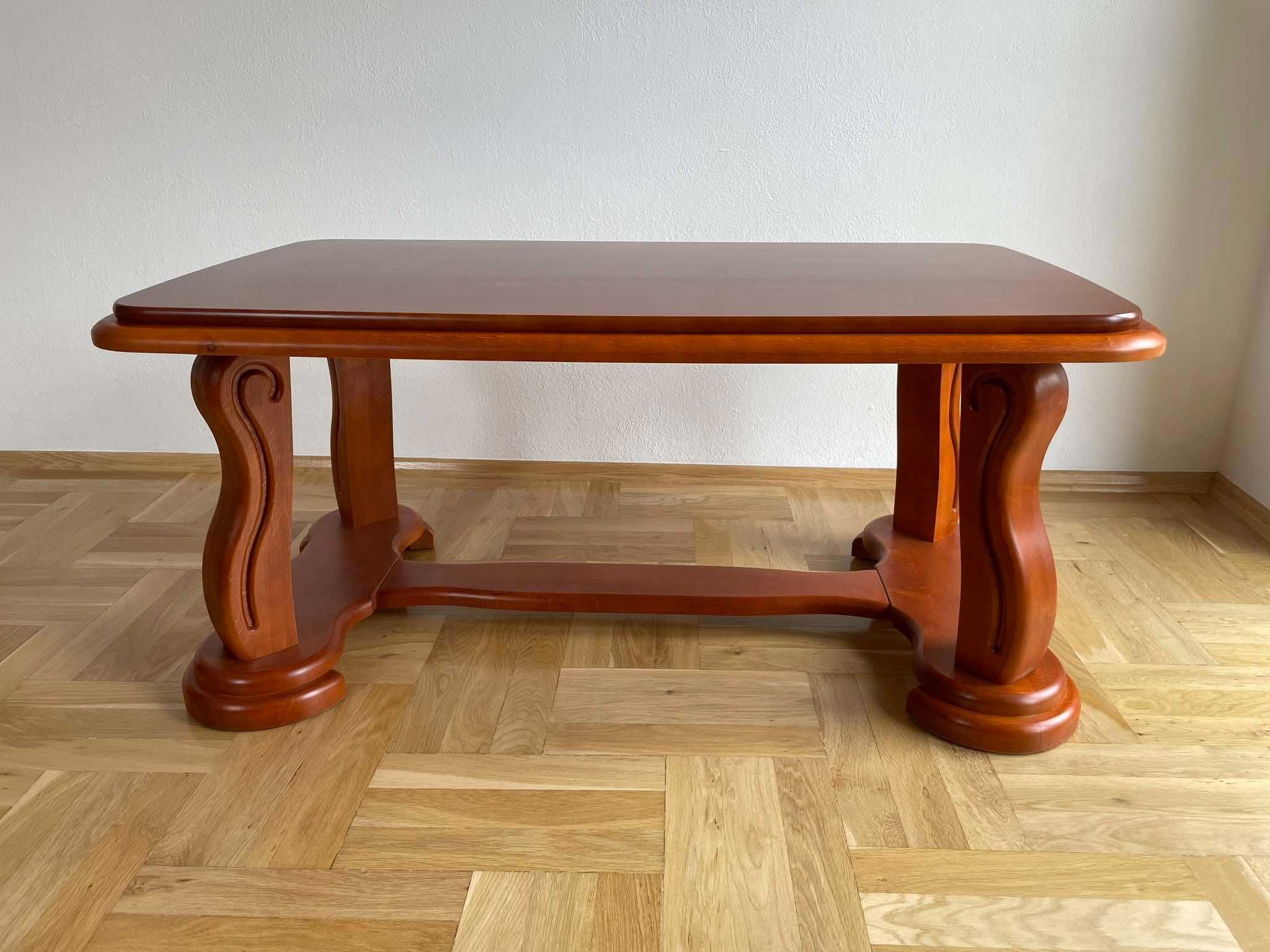Zestaw wypoczynkowy retro - sofa z funkcją spania + 2 fotele + stolik