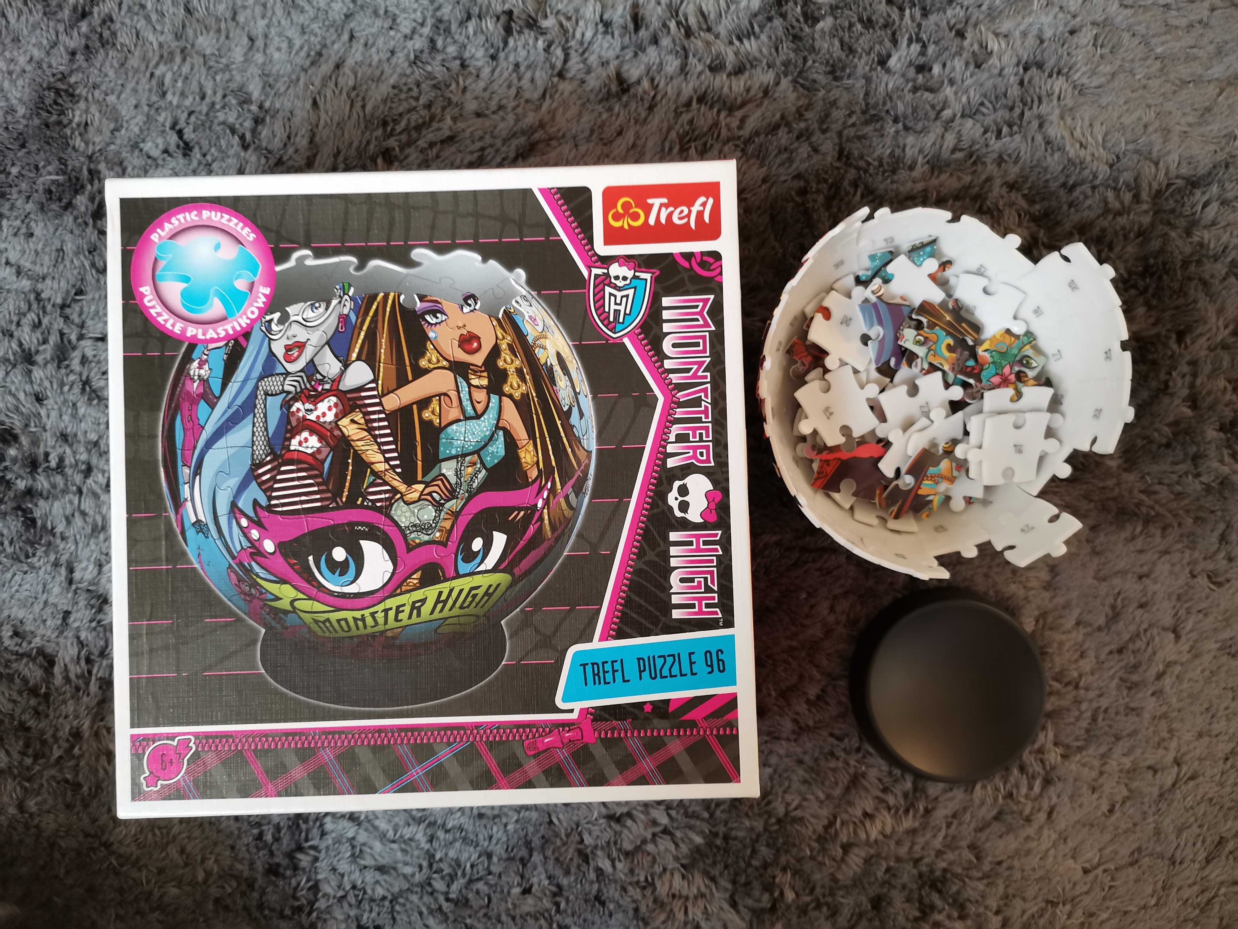 Puzzle 3 D plastikowe MONSTER HIGH