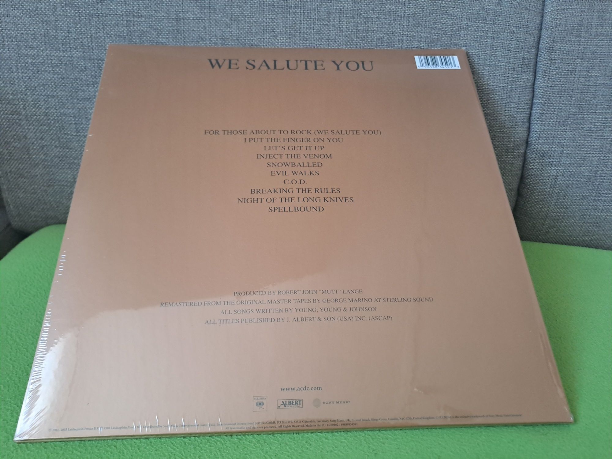AC/DC For Those About To Rock (We Salute You) Winyl vinyl nowa okazja