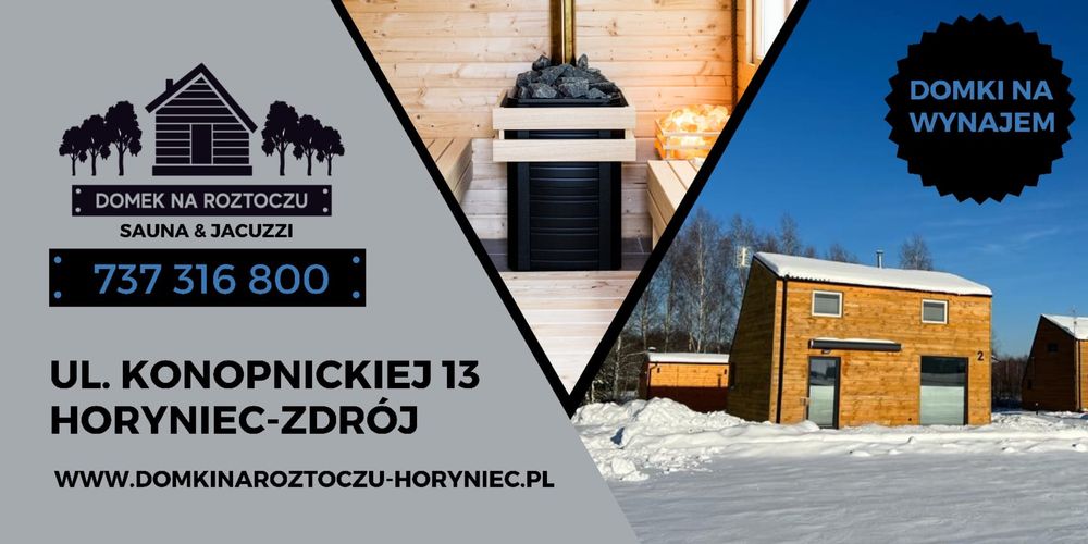 Pobyt w Apartamencie lub domku z jacuzzi i sauaną Horyniec-Zdrój