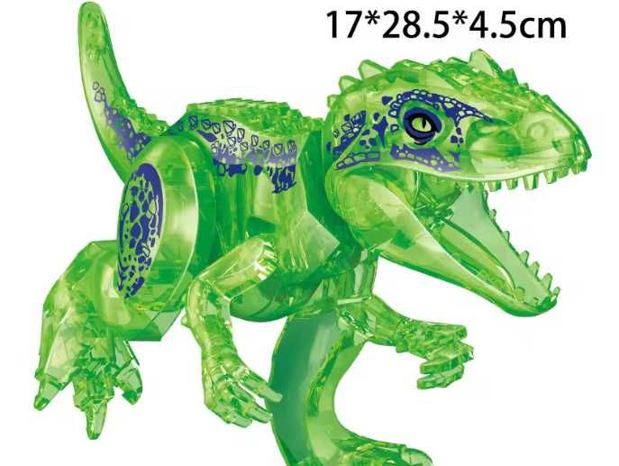 T-REX / INDOMINUS do LEGO Jurassic World Dinozaur Figurka Klocki Model