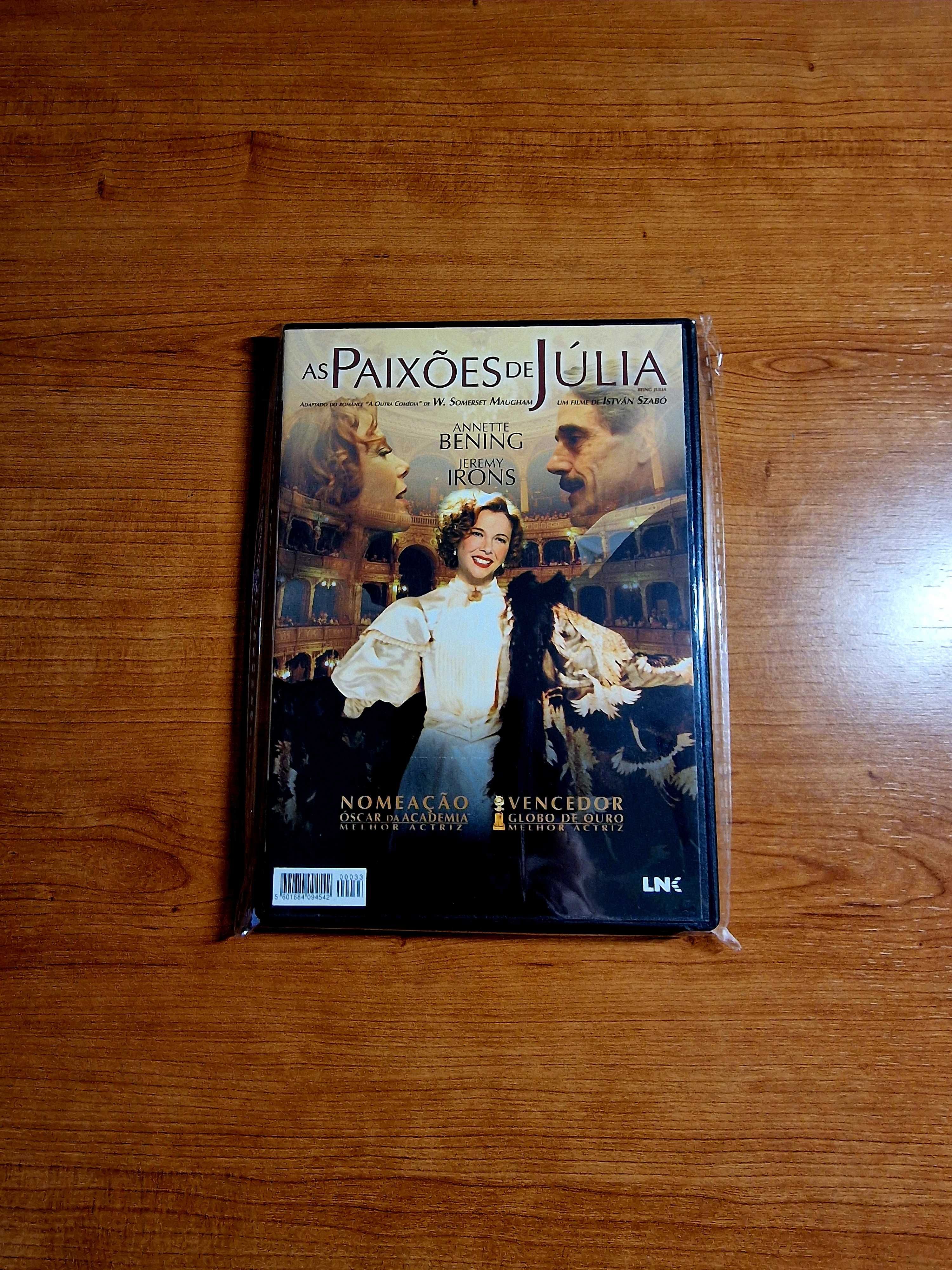 AS PAIXÕES DE JÚLIA (Annette Bening / Jeremy Irons) NOVO/SELADO