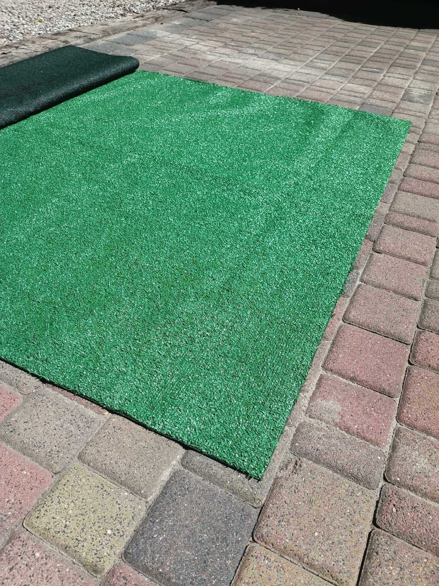 DUŻA Trwała Sztuczna Trawa na Wymiar z rolki na taras balkon 4x6
