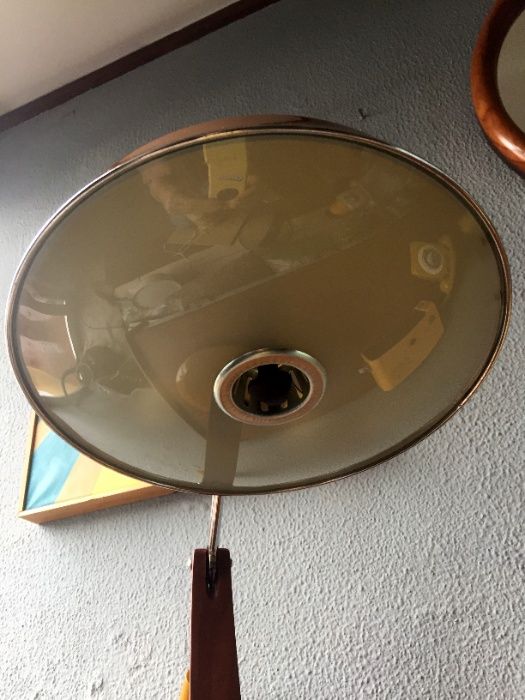 Candeeiro FASE Pendulum (PRESIDENT), cor ambar anos 60-70