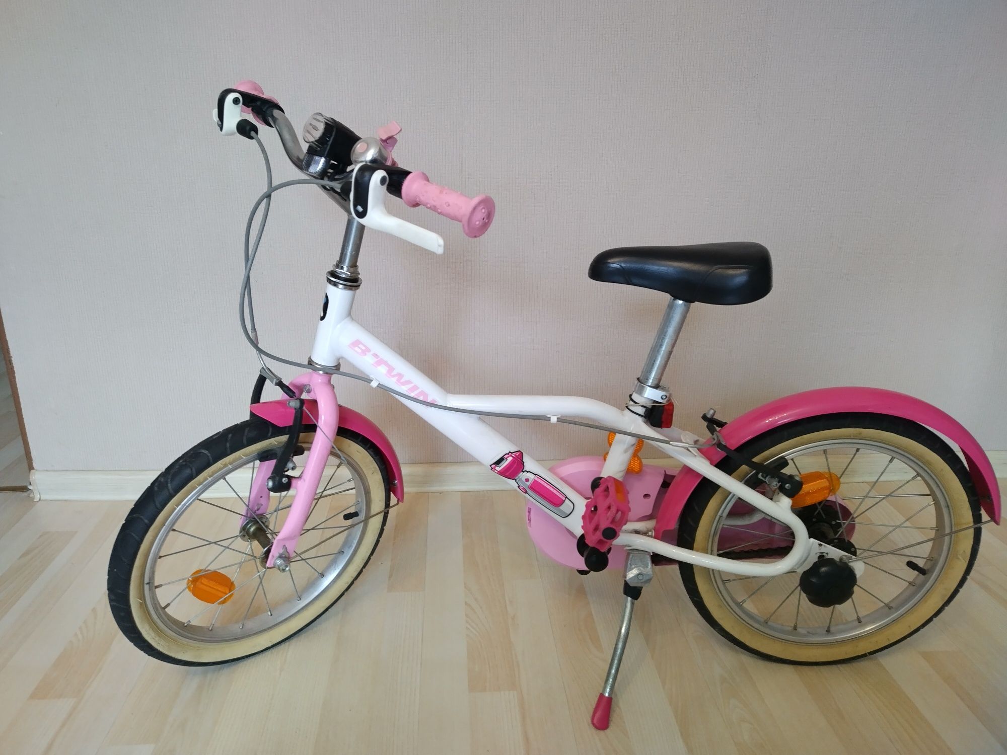 Rower 16 b-twin 500 dla dziewczynki