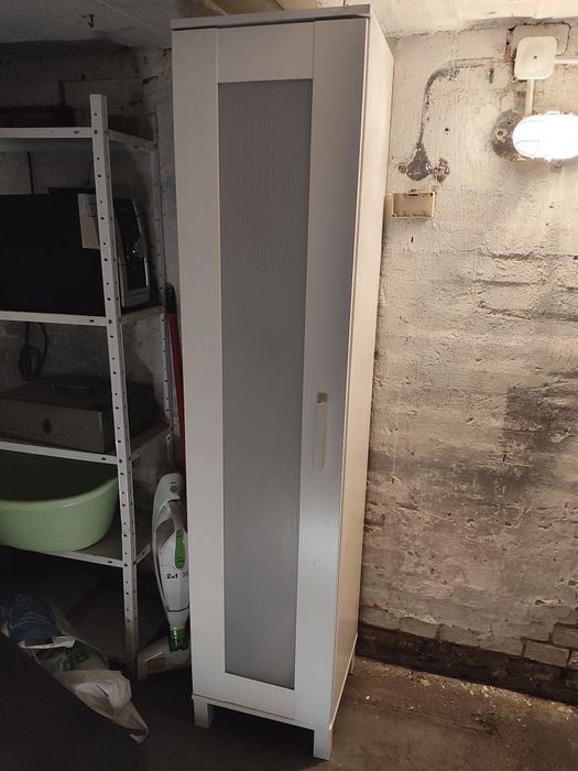 Szafka biała wysoka z półkami 175cm