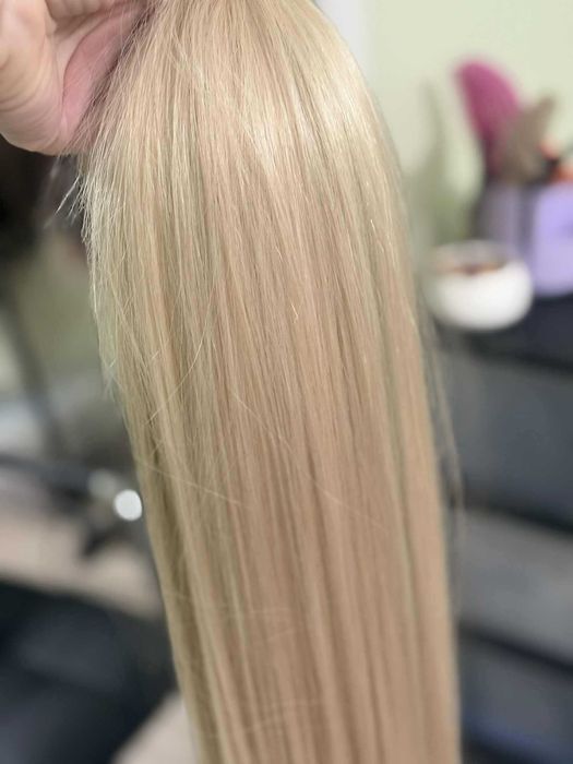 Włosy biotasmy bioproteinowe 70 cm blond