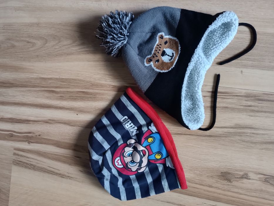 Czapka chłopięca rozm 74-80