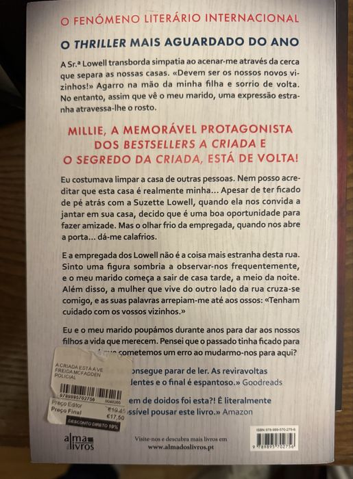 LIVROS - Freida McFadden - Autografados