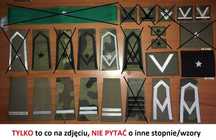 Pagony wojskowe MON SG khaki oliwkowe