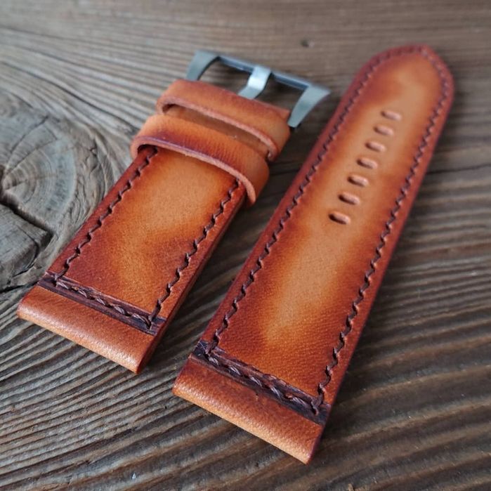 Pasek do zegarka Panerai 26 mm ręcznie robiony handmade skóra