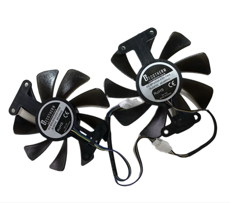 Ветилятор Everflow для відеокарти Power Color 87mm T129215BU комплект